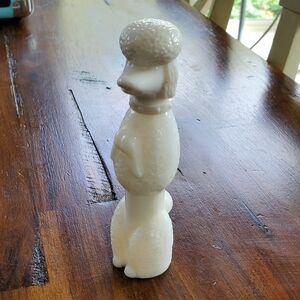 White Poodle Figurine AVON